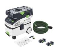 Festool CTLC MIDI Aspirateur sans fil 36 V ( 2x 18 V ) classe de poussière L + 2x batterie 4,0 Ah - sans chargeur