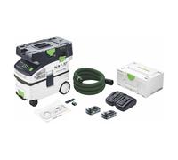 Festool CTMC MIDI aspirateur sans fil 36 V ( 2x 18 V ) classe de poussière M + 2x batterie 4,0 Ah + chargeur + Systainer