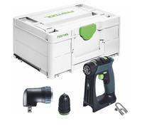 Festool CXS 18-Basic Perceuse-visseuse sans fil 18 V 40 Nm Brushless + tête angulaire + Systainer - sans batterie, sans chargeur