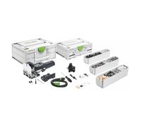 Festool DF 500 Q-Plus Fraiseuse à cheville 420 W 4 - 10 mm + Systainer ( 576413 ) + KV-SYS D8 DOMINO Assortiment de raccords ( 576797 )