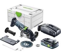 Festool DSC-AGC 18-125 FH EB-Basic Système de tronçonnage à main libre sans fil 18 V 125 mm Brushless + 1x batterie 4,0 Ah + chargeur rapide + Systainer