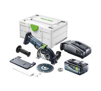 Festool DSC-AGC 18-125 FH EB-Basic Système de tronçonnage à main libre sans fil 18 V 125 mm Brushless + 1x batterie 8,0 Ah + chargeur rapide + Systainer