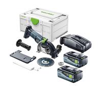 Festool DSC-AGC 18-125 FH EB-Basic Système de tronçonnage à main libre sans fil 18 V 125 mm Brushless + 2x batterie 8,0 Ah + chargeur rapide + Systainer