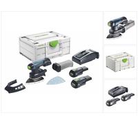 Festool DTSC 400 3,0 I-Plus ponceuse delta sans fil 18 V 100 x 150 mm ( 577508 ) sans balais + 2x batterie 3,0 Ah + chargeur + systainer
