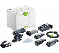 Ponceuse delta sans fi DTSC 400 3.0 I-Set - FESTOOL - avec 2 batteries 18V 3.0 Ah - chargeur - Systainer -