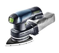 Festool DTSC 400 Ponceuse Delta sans Fil 18 V - Li-Ion Basic | Ponceuse triangulaire cordless, vitesse variable 6 000-10 000 min-1, patin 100 x 150 mm, raccord aspiration 27 mm