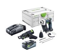 Festool DURADRIVE DWC 18-2500 Basic Visseuse de chantier sans fil 18 V 18 Nm Brushless + 1x batterie 8,0 Ah + chargeur rapide + Systainer