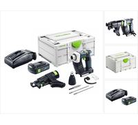 Festool DURADRIVE DWC 18-4500 Basic Visseuse de chantier sans fil 18 V 14 Nm Brushless + 1x batterie 3,0 Ah + chargeur + Systainer
