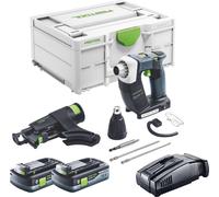 Festool DURADRIVE DWC 18-4500 Basic Visseuse de chantier sans fil 18 V 14 Nm Brushless + 2x batterie 4,0 Ah + chargeur rapide + Systainer
