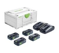 Festool Ensemble D'Énergie SYS 18V 4x4,0/TCL 6 DUO - 577104