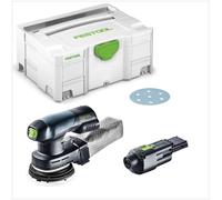Festool ETSC 125 18V Ponceuse excentrique hybride sans fil 125mm brushless + Boîtier Systainer + 1x Adaptateur ACA 220-240/18V Ergo