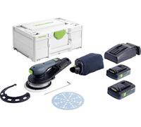 Ponceuse excentrique hybride ETSC 2 150 4,0 I-Plus - FESTOOL - avec 2 batteries 18v 4.0Ah - chargeur - Systainer- 577726