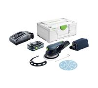 Festool ETSC 2 150-Basic Ponceuse excentrique sans fil 18 V 150 mm Brushless + 1x batterie 4,0 Ah + chargeur + Systainer