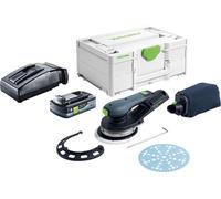 Festool ETSC 2 150-Basic Ponceuse excentrique sans fil 18 V 150 mm Brushless + 1x batterie 4,0 Ah + chargeur + Systainer