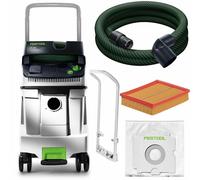 Festool Extracteur Mobil Clt 48 E 574975 avec Tuyau + Filtre Cleantec