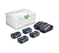 Festool Festool Ensemble d’alimentation SYS 18V 4xTBX4/TCL6DUO Quantité:1