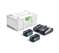 Festool Festool Set d’énergie SYS 18V 2xHP5,0 TCL6DUO Quantité:1