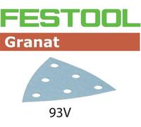 FESTOOL Feuilles abrasives Delta Granat STF V93 6 trous P80, 50pcs.