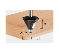 Fraise à chanfreiner HW avec queue de 8 mm FESTOOL HW S8 D25,7/25,7/15° - 491132