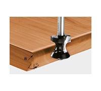 Festool Fraise à moulurer et chanfreiner hw avec queue de 8mm festool hw s8 d17,5/r6/15° - 491134