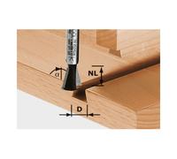 Festool Fraise à queue d'aronde Festool HW S8 D14,3/13,5/15° Quantité:1