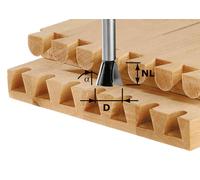 Festool Fraise à queue d'aronde HS S8 D13,8/13,5/15° - 490991