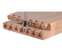 Festool Fraise à queue d'aronde HW S8 D14,3/16/10° - queue 8 mm - 1 pièce
