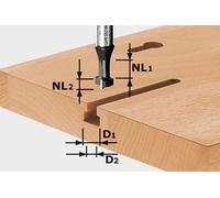 Festool Fraise à rainurer en T HW S8 D10,5/NL13 - 491035