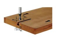 Festool Fraise à rainurer en T HW S8 D10,5/NL13 queue de 8 mm - 491035