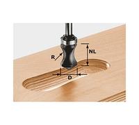 Festool Fraise HW S8 R16/NL32 – pour poignée moulurée – queue 8 mm – 491033