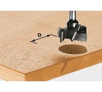 Fraise pour ferrures HW avec queue de 8mm FESTOOL HW S8 D15 - 491070