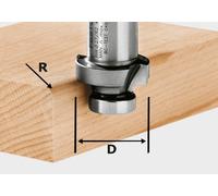 FESTOOL Fraises à arrondir HW rayon 5 mm pour affleureuse OFK500Q, sans roulement à billes de butée