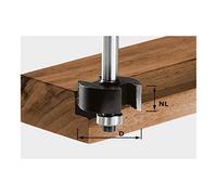 Fraise à rainurer HW avec queue de 8mm FESTOOL HW S8 D31,7/NL 12,7 - 491022