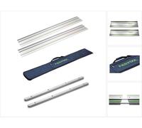 Festool FS 1400/2 Rail de guidage 1400 mm 2x ( 491498 ) + Pochette de rail de guidage FS-BAG + 2x Connecteurs FSV ( 482107 )