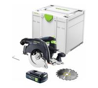 Festool HKC 55 EB-Basic Scie circulaire portative sans fil 18 V 160 mm Brushless + 1x batterie 3,0 Ah + Systainer - sans