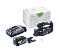 Festool HLC 82 EB-Basic Rabot sans fil 18 V 82 mm Brushless + 1x batterie 5,0 Ah + chargeur + Systainer