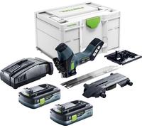 Festool ISC 240 EB-Basic Scie à isolation sans fil 18 V 240 mm + 2x batterie 4,0 Ah + chargeur rapide + Systainer