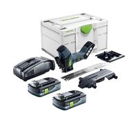 Festool ISC 240 EB-Basic Scie à isolation sans fil 18 V 240 mm + 2x batterie 4,0 Ah + chargeur rapide + Systainer