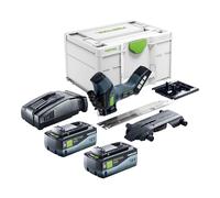 Festool ISC 240 EB-Basic Scie à isolation sans fil 18 V 240 mm + 2x batterie 8,0 Ah + chargeur rapide + Systainer