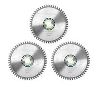 Festool Jeu de lames de scie circulaire spéciales 3x HW 160 x 20 x 2,2 mm TF52 ( 3x 496306 ) 160 mm 52 dents