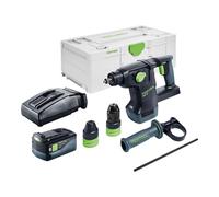 Festool KHC 18 EB-Basic marteau combiné sans fil 18 V 2.6 J SDS-Plus Brushless + 1x batterie 5.0 Ah + chargeur + systainer