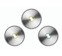 Festool Disques de coupe 578569 – 216 x 2,3 x 30,0 mm – Z60/Z36/TF64 – -5°/0° – 3 unités
