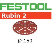 FESTOOL MJ2 Rubin2 STF Lot de 10 disques abrasifs Ø 150/48, P180, 575184