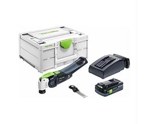 Festool Outil Oscillant VECTURO OSC 18 HPC - Kit 4,0 Ah | Multifonction sans fil 18 V - Moteur EC-TEC - Fixation StarlockMax - Systainer SYS3 inclus - Réf. 576595