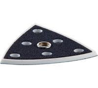 Festool Patin de Ponçage SSH-STF-V93/6-W/2 pour DX 93 & RO 90 DX | Plateau triangulaire StickFix - 6 trous d'aspiration - pointe rotative 3 positions - dureté moyenne