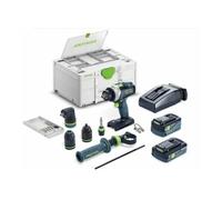 Festool Perceuse-visseuse à percussion sans fil Festool TPC 18/4 5,0/4,0 I-Set/XL QUADRIVE Quantité:1