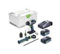 Festool Perceuse-visseuse à percussion sans fil QUADRIVE TPC 18/4 5,2/4,0 I-Plus - 575605