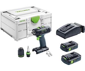 Festool Perceuse visseuse FESTOOL T 18+3 BASIC - 2 Batteries, chargeur ,Coffret Systainer 2 - 574908