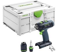 Festool Perceuse visseuse FESTOOL T 18+3 BASIC - Sans batterie, ni chargeur - Coffret Systainer 2 - 574763