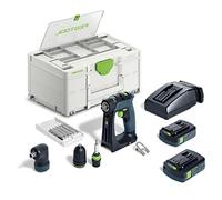 Festool Perceuse-visseuse sans fil CXS 18 C 3,0-Set – 2 batteries 18V 3,0Ah – Systainer 576884